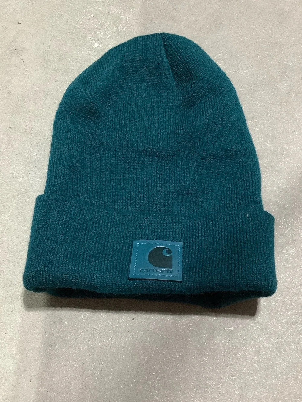 Carhartt Turquoise Blue Knit Winter Beanie Hat